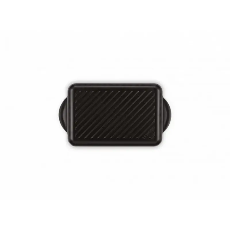 Plat De Cuisson|Grills*LE CREUSET Gril en Fonte Rectangulaire 32 cm Noir Mat