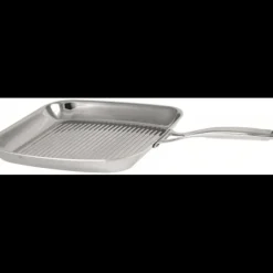 Grills|Poêles*CRISTEL Grill Carré Castel'Pro 30 cm Poignée Fixe Inox