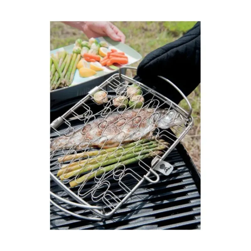 Accessoires Barbecue*WEBER Grille Poisson Barbecue Petit Modèle 28 x 21 cm