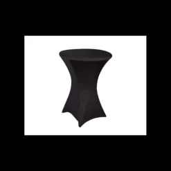 Mobilier Restaurant*LYROSE Housse pour Mange-Debout Noire Congrès