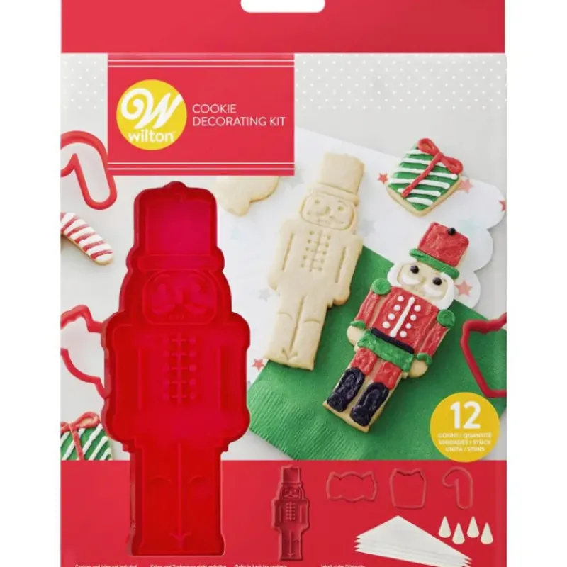 Emporte Pièce - Découpoir Pâtisserie*WILTON Kit Biscuit Casse-Noisettes 12 pièces
