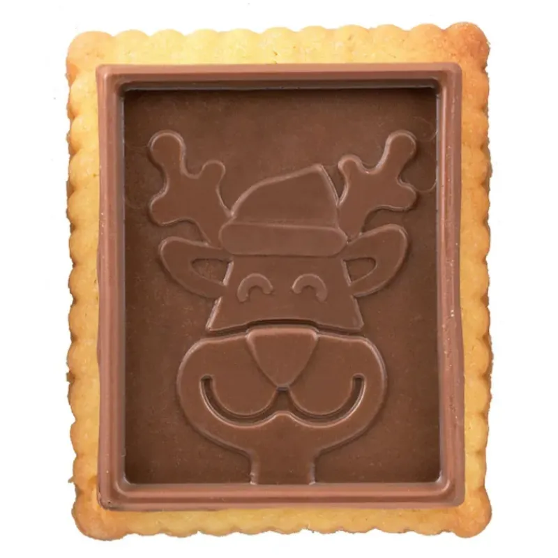 Moules À Chocolat|Emporte Pièce - Découpoir Pâtisserie*SILIKOMART Kit Biscuit Chocolat Rectangulaire Noël 4,7 x 5,7 cm (x6)