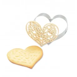 Emporte Pièce - Découpoir Pâtisserie*SCRAPCOOKING Kit Biscuit Cœur 7,6 cm