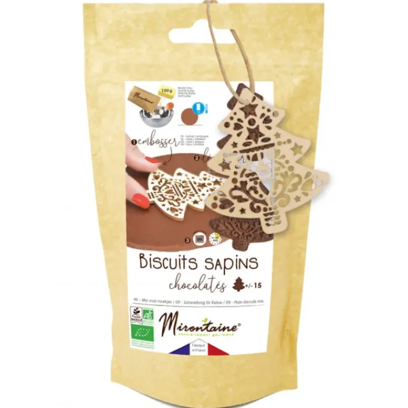 Produits Bio|Préparation Pâtisserie*MIRONTAINE Kit Biscuit de Noël Chocolat Bio