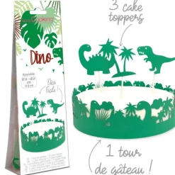 Décoration Gâteau*SCRAPCOOKING Kit Décor Gâteau Dinosaure (4 pièces)