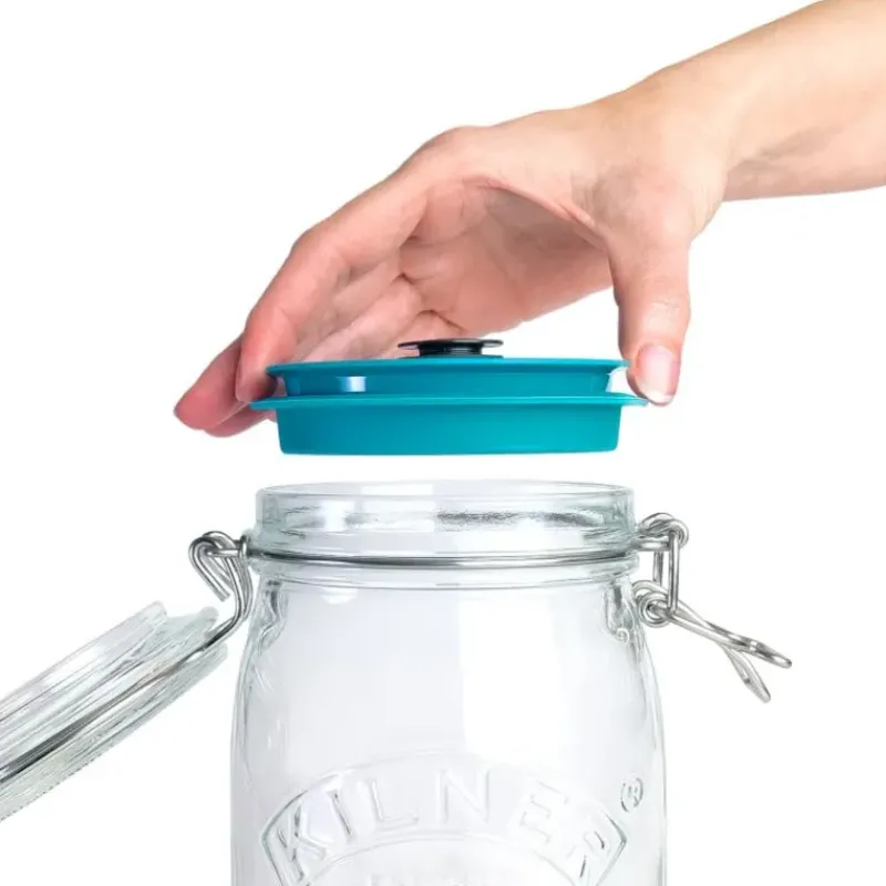 Machine Sous Vide|Conservation*AIRTENDER Kit de Mise Sous-Vide 3 Bocaux Kilner 1,5 L avec Couvercles et Pompe