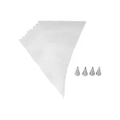 Poches À Douille Pâtissières|Douilles Pâtisserie*WILTON Kit Douille Pâtisserie (x4) et Poches (x8)