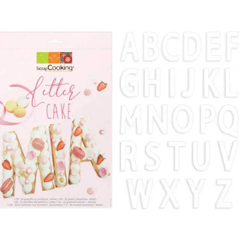 Ustensiles Décor Gâteau*SCRAPCOOKING Kit Letter Cake 26 Lettres