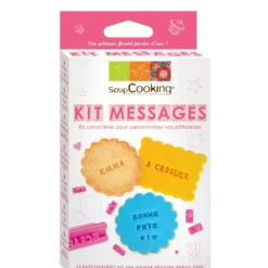 Emporte Pièce - Découpoir Pâtisserie*SCRAPCOOKING Kit Messages Biscuits Personnalisés 85 Emporte pièces