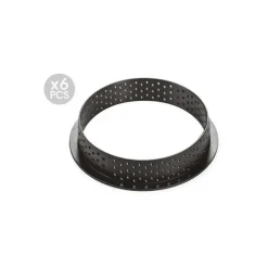 Moule Silicone|Moules À Gâteaux*SILIKOMART Kit Moule Silicone 6 Tartelettes Ø 80mm Paradis Professional