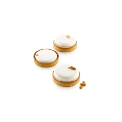 Moule Silicone|Moules À Gâteaux*SILIKOMART Kit Moule Silicone 4 Tartelettes Ø 100mm Professional