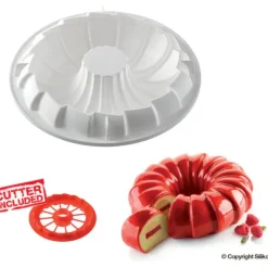 Moule Silicone*SILIKOMART Kit Moule Silicone Red Tail Ø 240mm
