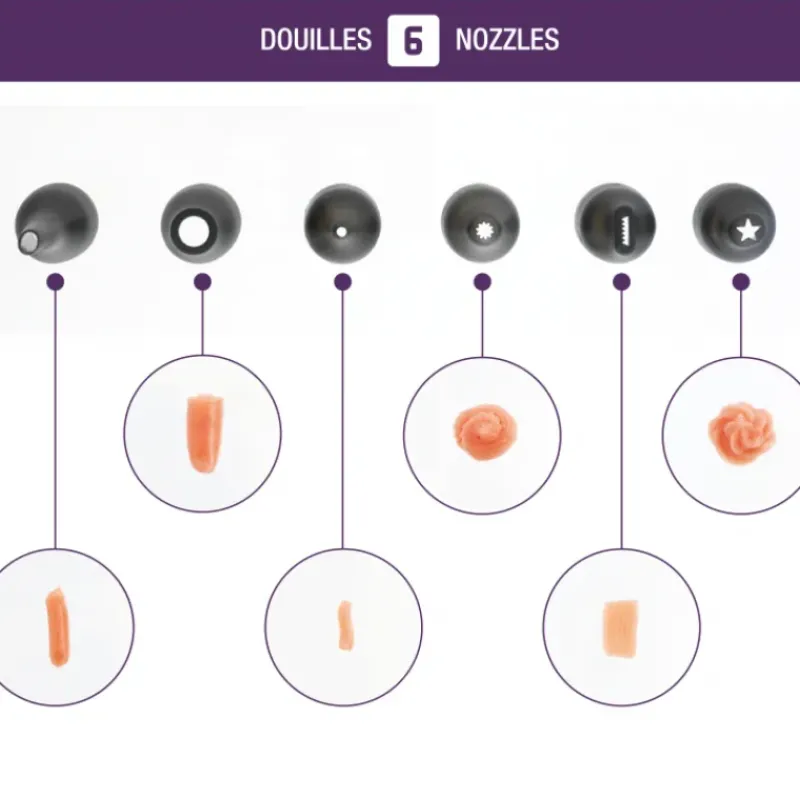 Poches À Douille Pâtissières|Douilles Pâtisserie*MASTRAD Kit Poches à Douille Silicone + 6 Douilles