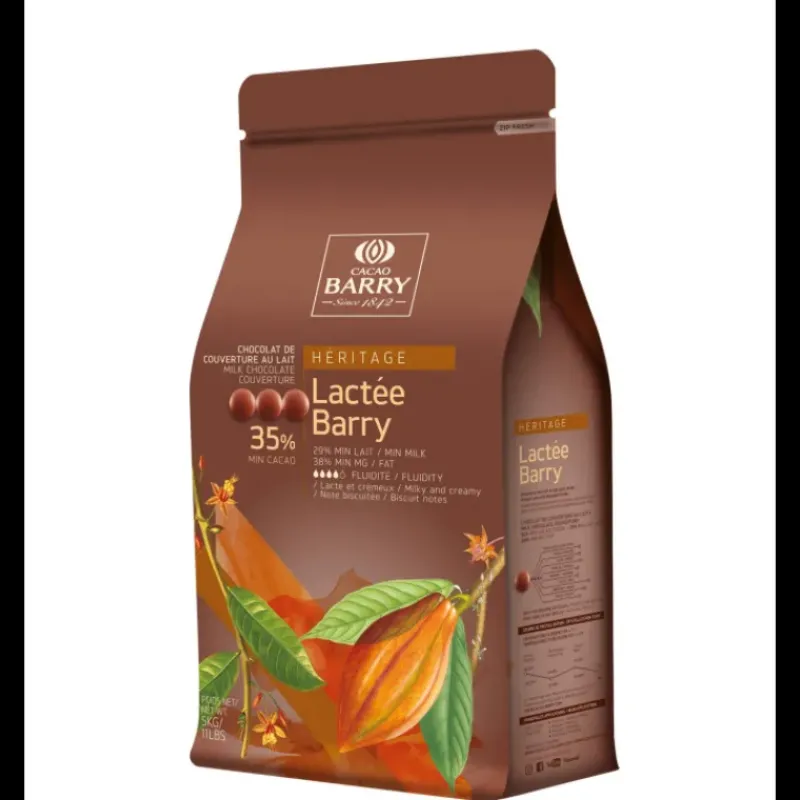Chocolat De Couverture*BARRY Lactée Caramel, Pistoles Chocolat Couverture 31,1 % 1 kg