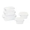 Plat De Cuisson|Conservation*PEBBLY Lot 5 Boîtes de Conservation en Verre