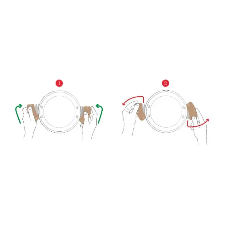 Casseroles|Poêles*DE BUYER Lot de 2 Anses Amovibles en Bois de Hêtre Loqy
