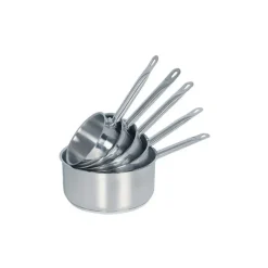 Casseroles*CUISINEADDICT Lot de 5 casseroles inox tous feux