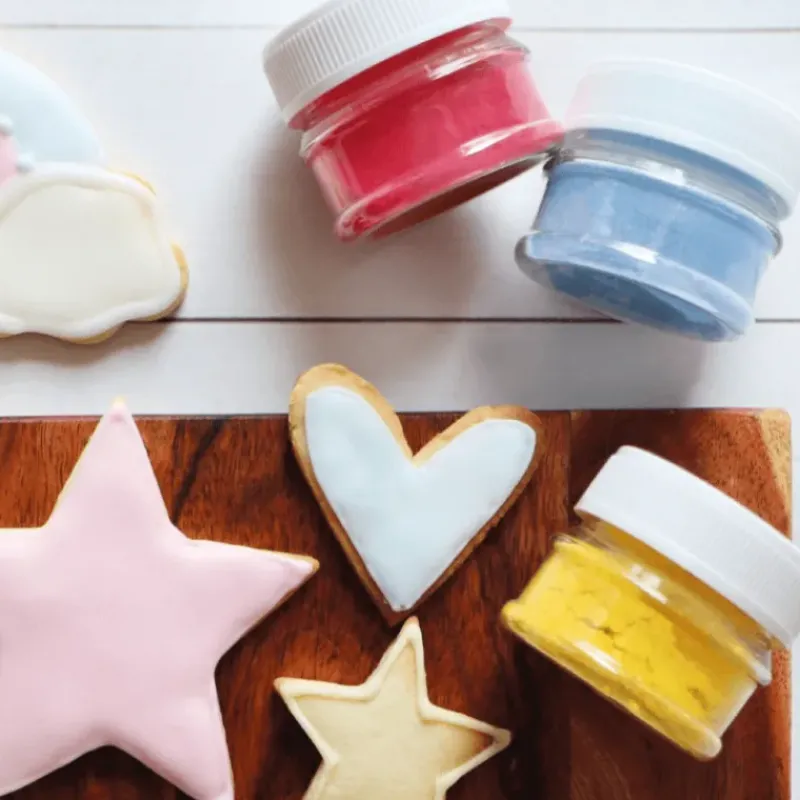 Colorants Alimentaires*SCRAPCOOKING Lot de 3 Colorants Alimentaires d'Origine Naturelle Bleu, Rose, Jaune