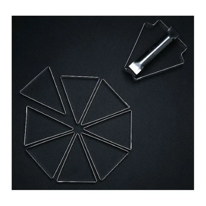 Cercle À Patisserie*MATFER Lot de 8 Triangles à Part de Tarte individuelle