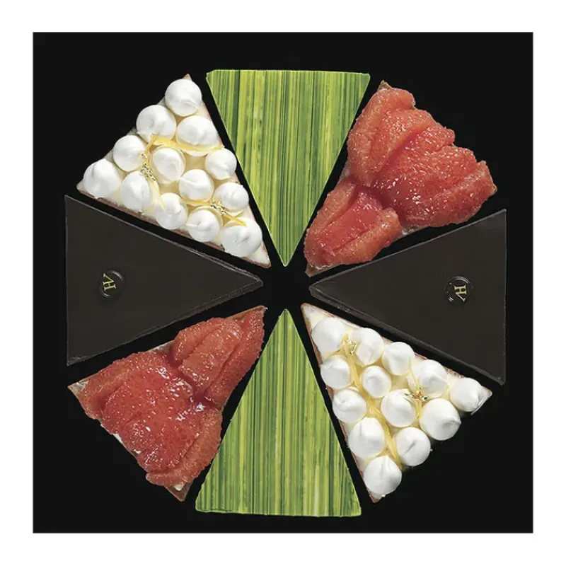 Cercle À Patisserie*MATFER Lot de 8 Triangles à Part de Tarte individuelle