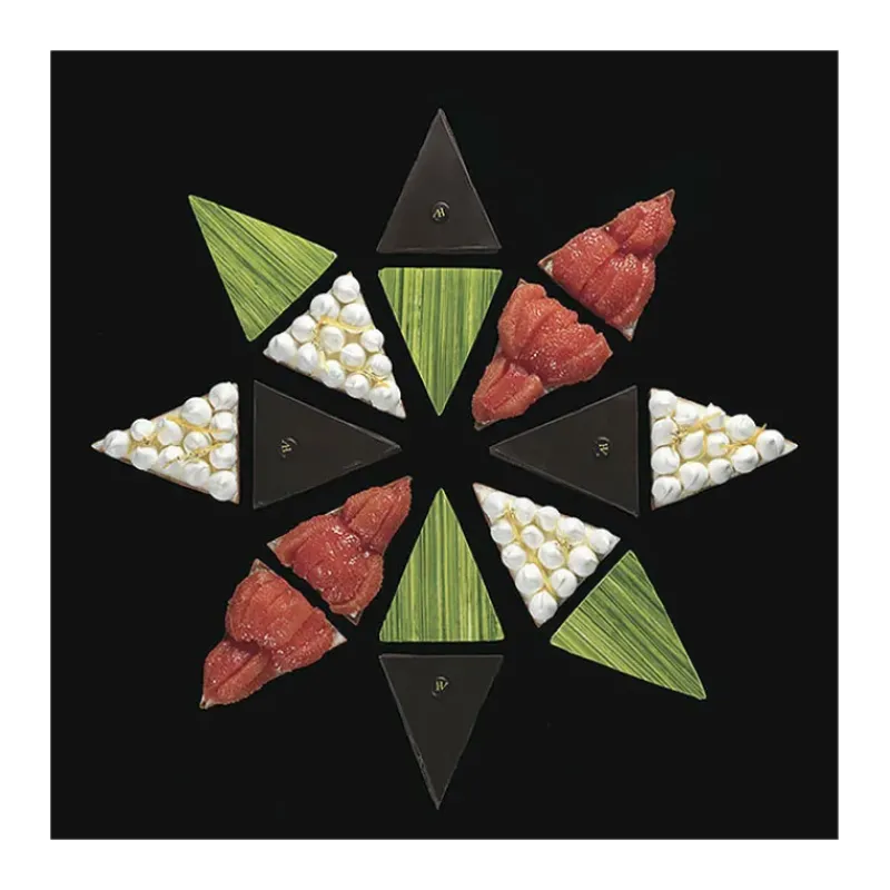 Cercle À Patisserie*MATFER Lot de 8 Triangles à Part de Tarte individuelle