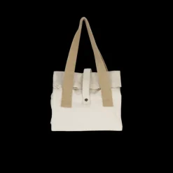 Sac En Tissu*PEBBLY Lunch Bag avec Anses Marron Clair 32 x 25 x 17 cm