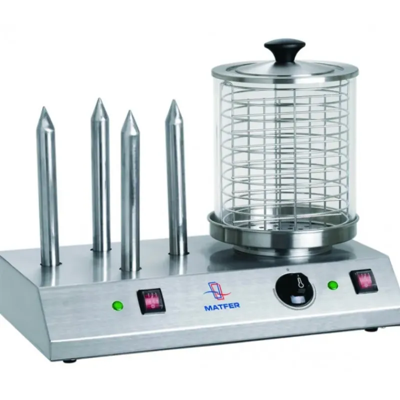 Matériel Snacking*MATFER Machine à Hot Dog 4 Plots