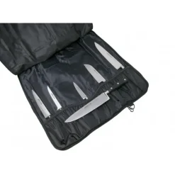 Rangement Couteaux*ARCOS Mallette de cuisine 5 couteaux de cuisine et un fusil Universal Noir