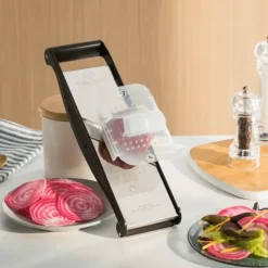 Mandoline De Cuisine*BRON-COUCKE Mandoline Inox Compact-PRO Basalte 2 peignes Effileurs Bron Coucke