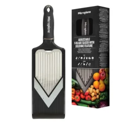 Mandoline De Cuisine*MICROPLANE Mandoline Multifonction en V Specialty Noir
