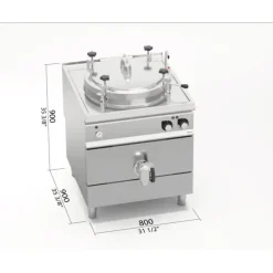 Chaud*BERTOS Marmite Electrique 150L Autoclave Berto's