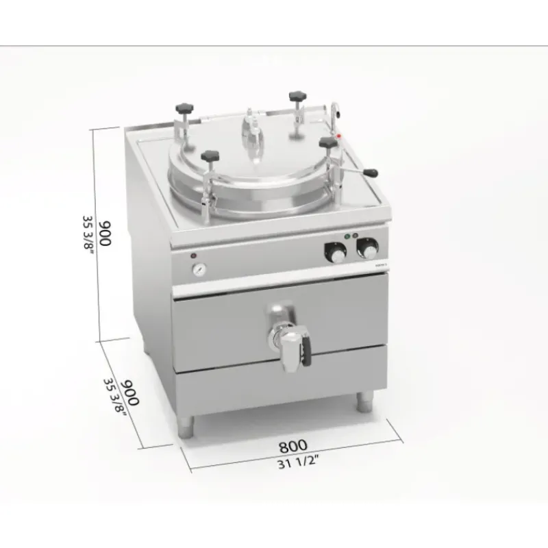 Chaud*BERTOS Marmite Electrique 150L Autoclave Berto's