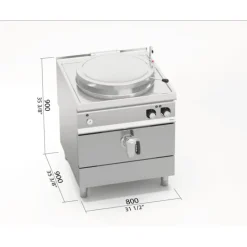 Chaud*BERTOS Marmite Electrique 100L Indirecte Berto's
