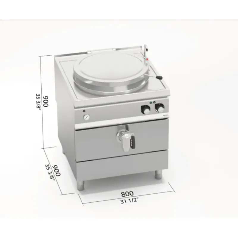 Chaud*BERTOS Marmite Electrique 100L Indirecte Berto's