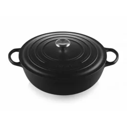 Marmites*LE CREUSET Marmite en Fonte 32 cm Noir Mat Signature