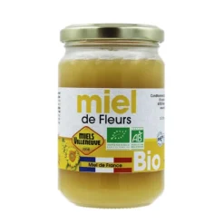 Produits Bio*MIELS VILLENEUVE Miel de Fleurs Bio 375 g