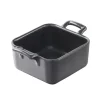 Servir, Présenter*REVOL Mini Ramequin Carré Noir 7x7 cm Belle Cuisine