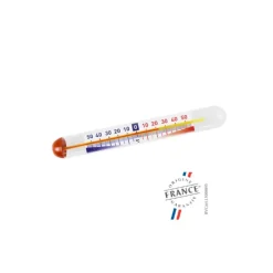 Thermomètre De Cuisine*ALLA FRANCE Mini Thermomètre Horizontal en Verre