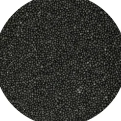Décoration Comestible*FUNCAKES Mini-Billes Noires 80 g