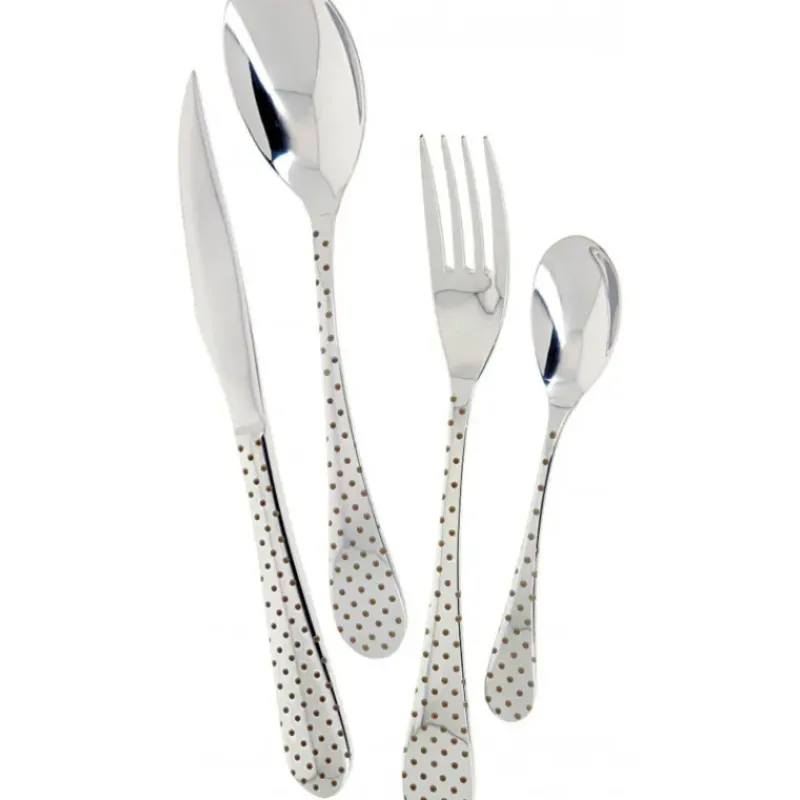 Couverts*LEBRUN Ménagère 24 pièces Constellation Inox 3 mm