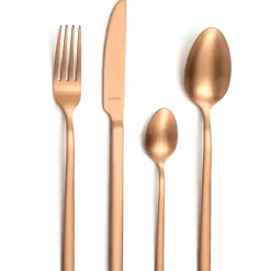 Couverts*AMEFA Ménagère 16 pièces SQUARE Cuivre Inox 2.8 mm