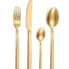 Couverts*AMEFA Ménagère 16 pièces SQUARE Doré Inox 2.8 mm