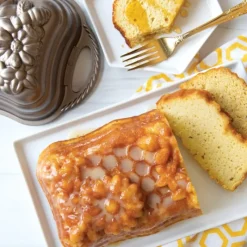 Moule Anti-adhésif|Moules À Gâteaux*NORDIC WARE Moule à Cake Fleurs et Abeilles Toffee