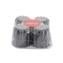 Moules À Gâteaux|Moule Anti-adhésif*DE BUYER Moule à Cannelés Anti Adhésif Ø 5,5 cm x H 5,5 cm (x4)