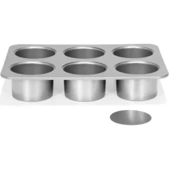 Moule Anti-adhésif|Moules À Gâteaux*PATISSE Moule à Cheesecake Individuel Fond Amovible