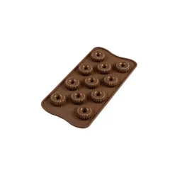 Moules À Chocolat|Moule Silicone*SILIKOMART Moule à Chocolat 11 Couronnes Easy Choc - Silicone Spécial Chocolat