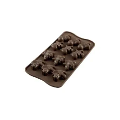 Moules À Chocolat|Moule Silicone*EASY CHOC Moule à Chocolat 12 Dinosaures - Silicone Spécial Chocolat