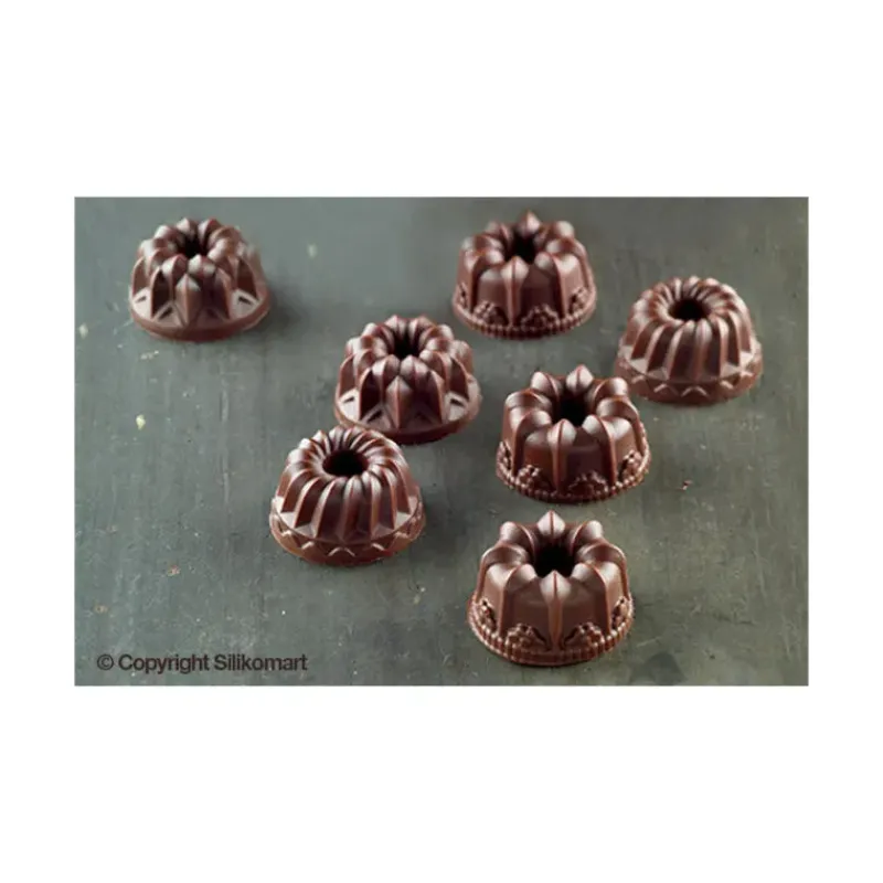 Moules À Chocolat|Moule Silicone*EASY CHOC Moule à Chocolat 15 Kouglof Fantaisie - Silicone Spécial Chocolat