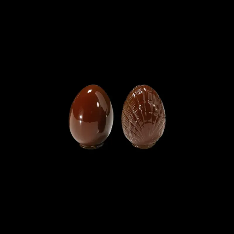 Moules À Chocolat*BARRY Moule à Chocolat Oeuf 10 cm Strié (x4)
