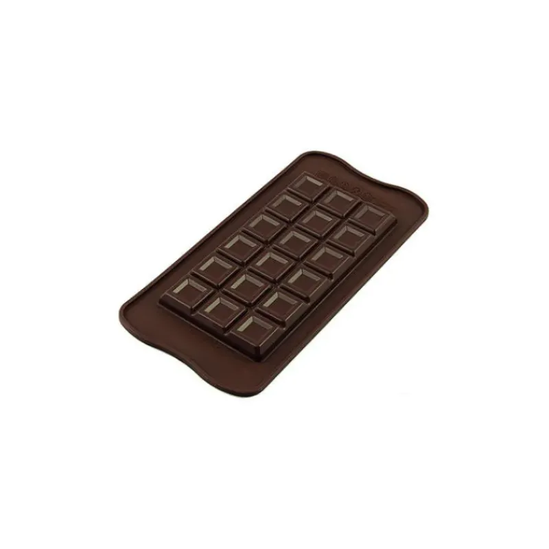 Moules À Chocolat|Moule Silicone*EASY CHOC Moule à Chocolat Tablette Carrés Creux - Silicone Spécial Chocolat